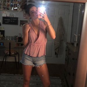 Open back purple tank top - never worn!